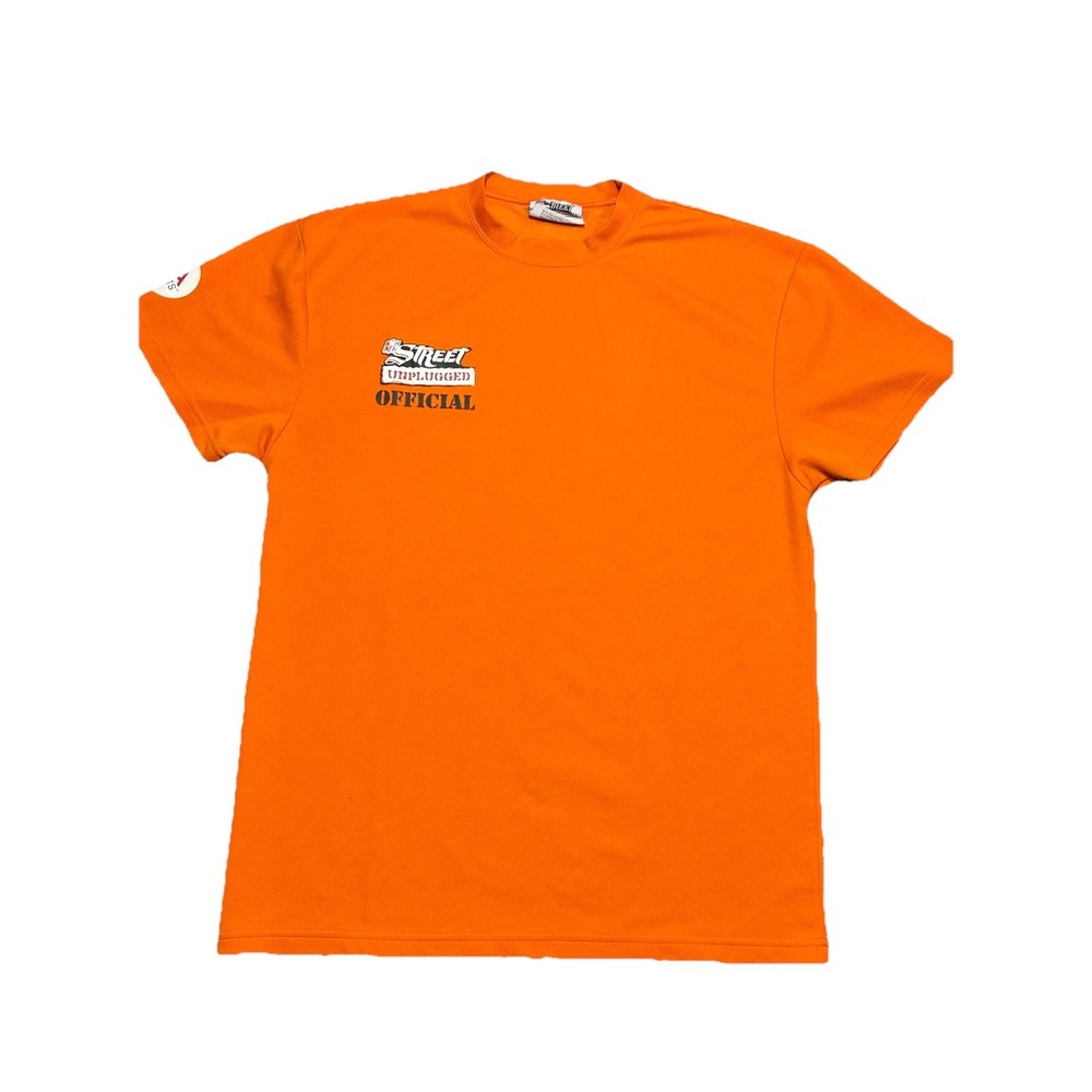 rare vintage NFL Street Unplugged Jersey T Shirt Size Medium Promo EA Sports‎